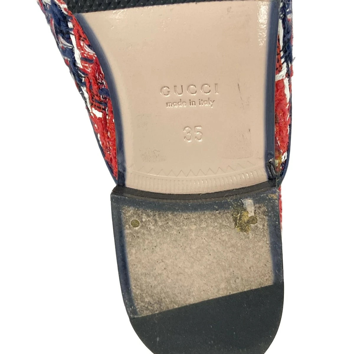 GUCCI Princetown Mule Red x Navy x Multi thumbnail 6