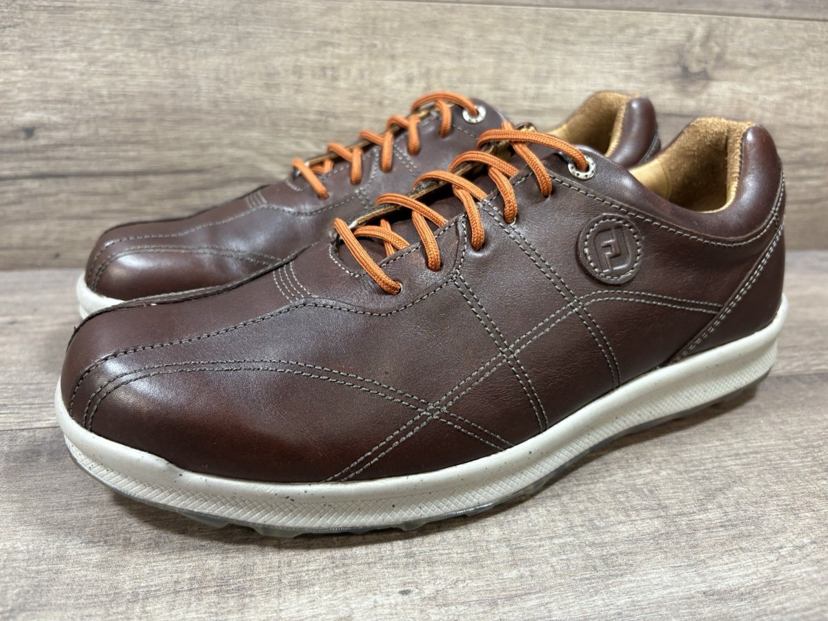 FootJoy Versaluxe Leather Spikeless Golf Shoes Brown 57253  display picture 1