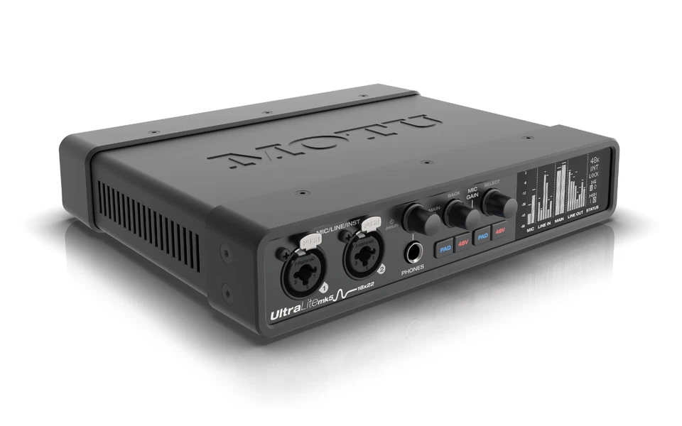 MOTU UltraLite MK5 18x22 USB Audio Interface - Image 3 of 4