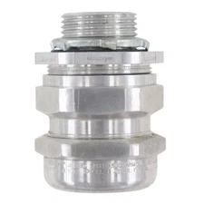 CMP TMC100A TYPE-4X ALUMINUM MC CABLE CONNECTOR, 1/2" NPT, 1-INCH