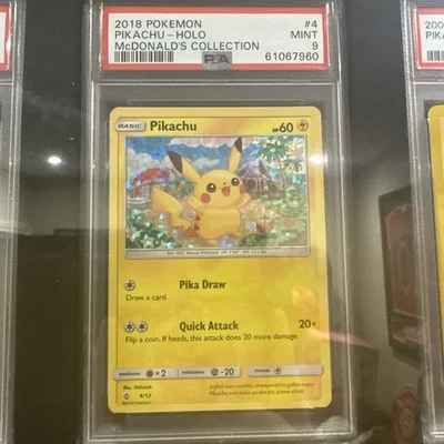 mcdonalds pokemon card value pikachu Pokemon Holo Pikachu Card 25/25 (McDonalds Collection 2021) + TitanCards®  Toploader : Amazon.com.be: Toys main image 1