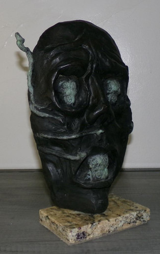 SALVADOR DALI BRONZE SCULPTURE "WAR FACE" SIGNED AND NUMBERED - Picture 5 of 6