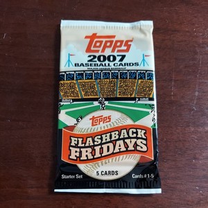 2007 Topps Flashback Fridays Baseball Pack Sealed Wax