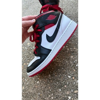 Nike Jordan Air Black and Red High tops
