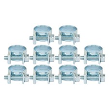19/32 Inch (13mm - 15mm) Fuel Injection Hose Clamp/Auto Fuel Clamps 10 Pack New