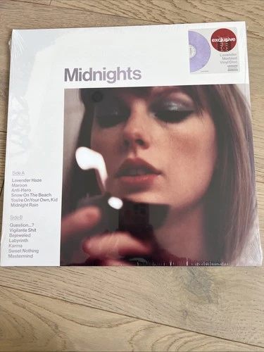 Taylor Swift Midnights Target LP Lavender Vinyl New Sealed