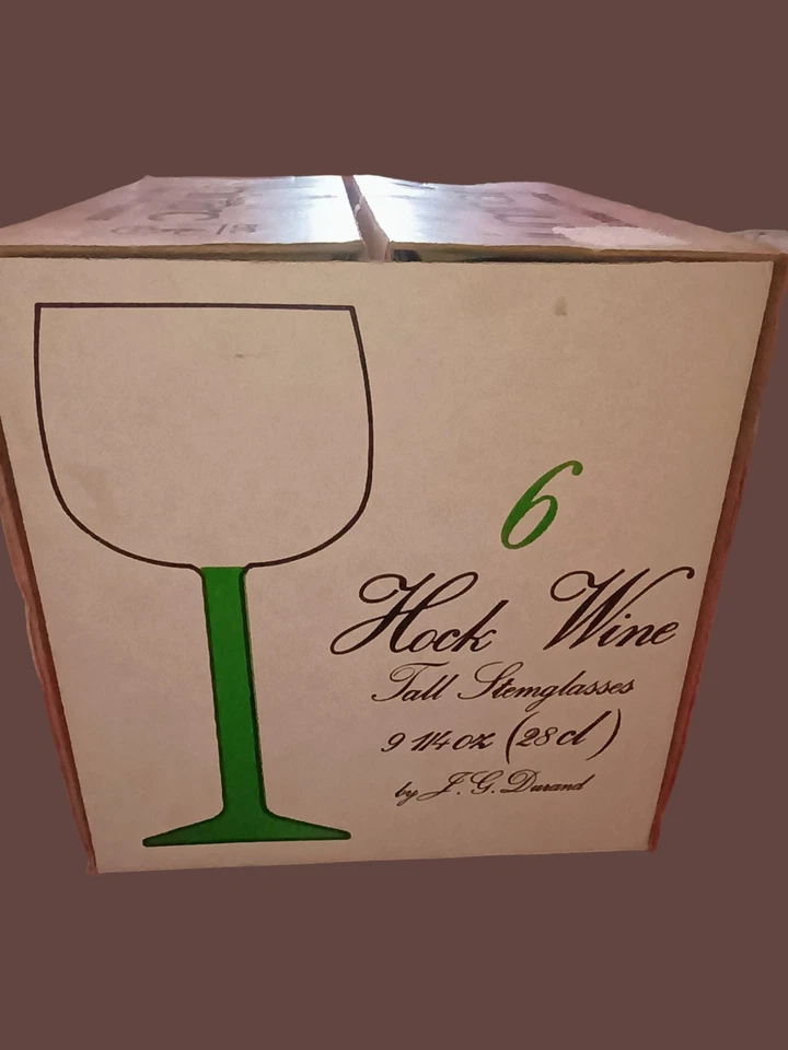 Juego de 3 6oz. Vasos y 3 9,25 oz. Gafas vintage Luminarc verdes  Foto 3 de 4