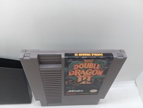 NES Double Dragon 3 con manual y funda, probado