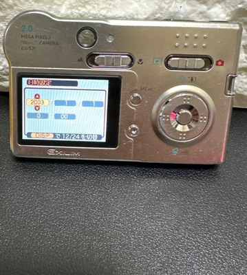 CASIO EXILIM EX-S20 Silver Compact Digital Camera From JAPAN | eBay
