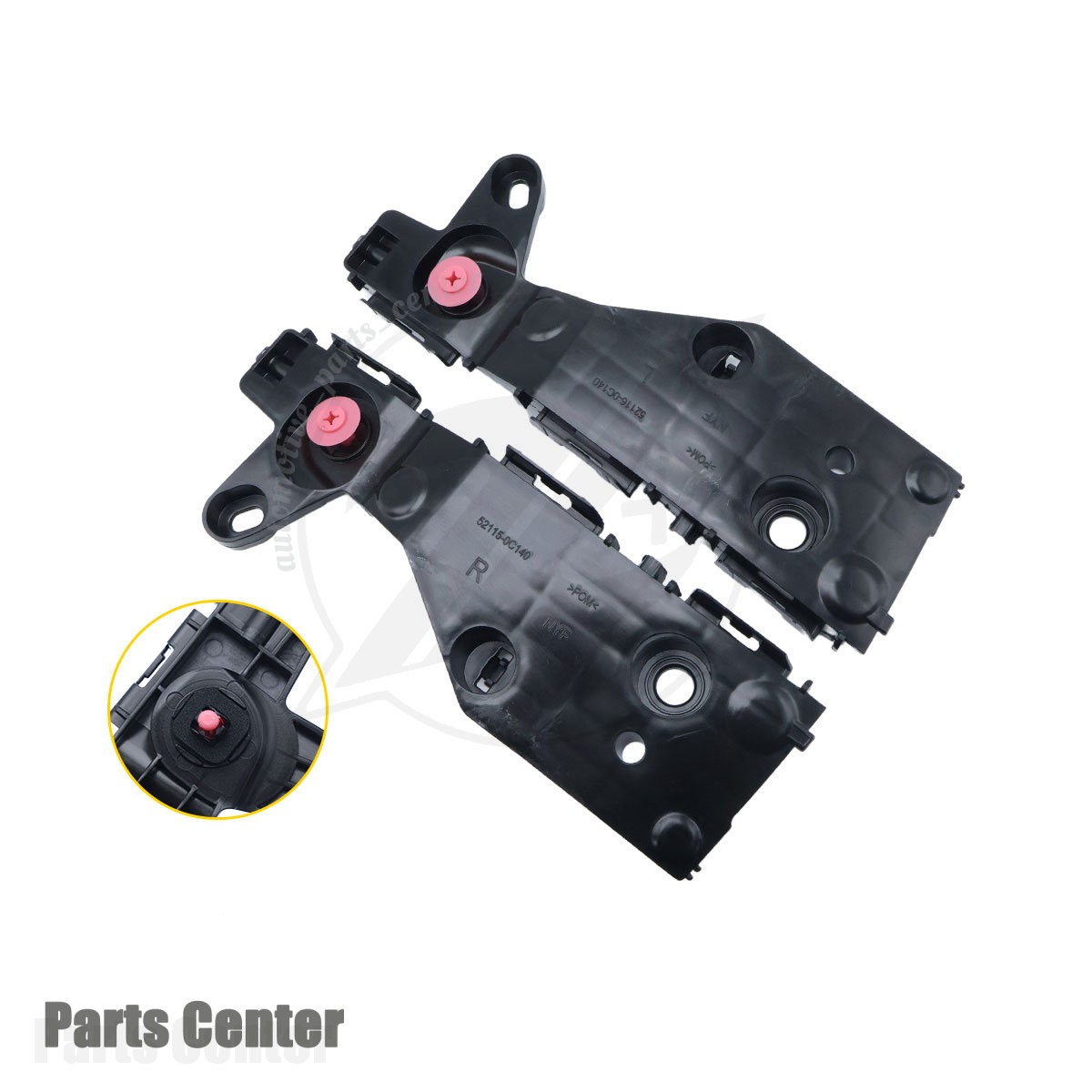 For 22-25 Toyota Tundra, 23-25 Toyota Sequoia Front Bumper Extension Insert Set