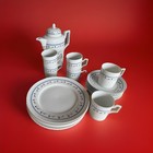 Fürstenberg Kaffeeservice Form Herzog Ferdinand Decor 3504 für sechs Personen