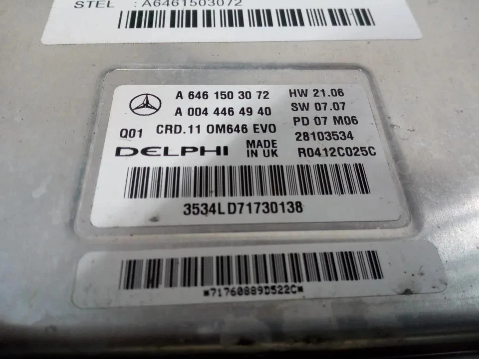 Centralina motore originale (ECU) MERCEDES-BENZ CLASSE E T-Model (S211) 2007 - Immagine 2 di 2