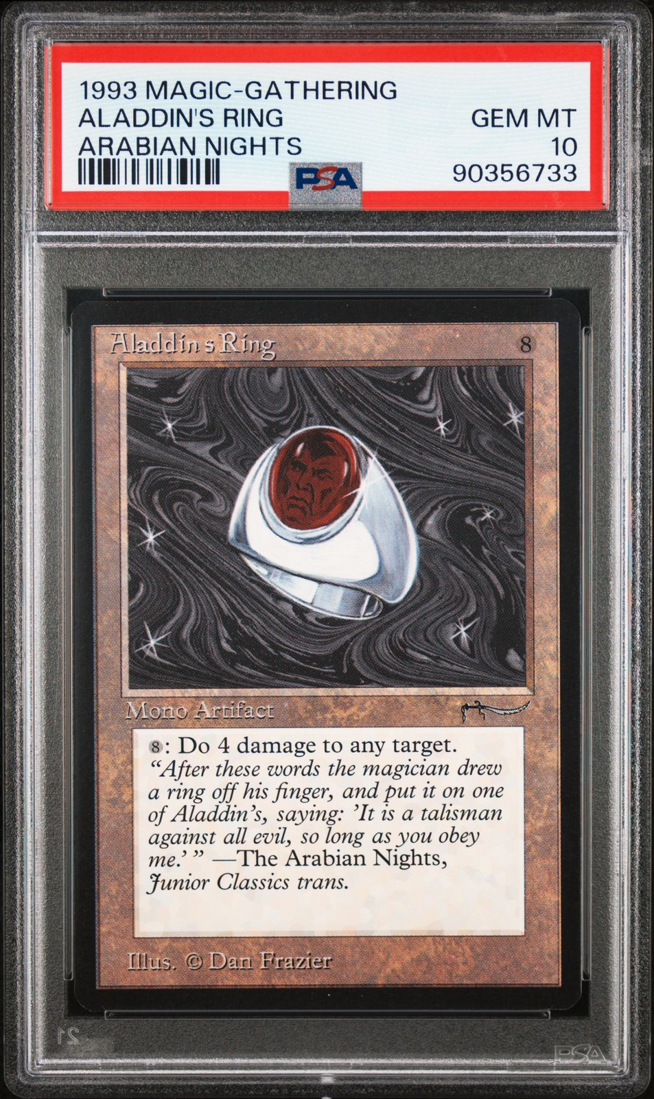 1993 MTG ARABIAN NIGHTS ALADDIN'S RING PSA 10