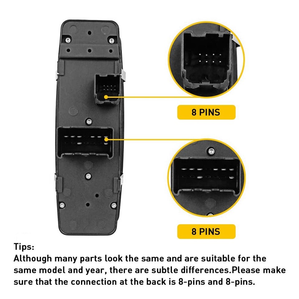 Master Power Window Control Switch Driver LH Side For Dodge Grand ...