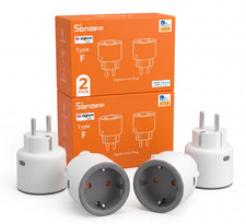 4x SONOFF S60 Zigbee Steckdose 16A Smart Plug...