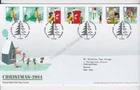 GB ROYAL MAIL FDC FIRST DAY COVER 2014 CHRISTMAS STAMP SET TALLENTS PMK