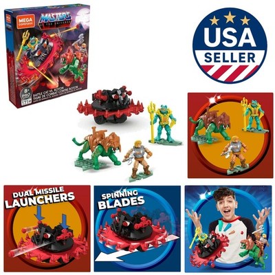 Battle Cat vs Roton Mega Construx Set with Action Figures for Creative Play
