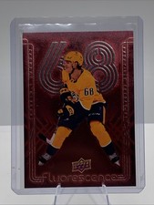 2024-25 Upper Deck Series 2 Hockey Zachary L’Heureux Red Fluorescence #F-19
