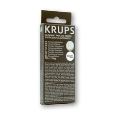 1 x 10 Stück Krups Reinigungstabletten XS3000 1,5g Kaffee Fettlösetabletten 