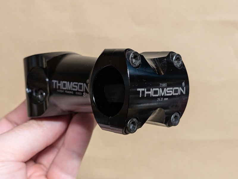 Thomson Elite Stem -10° 90mm 26.0 Clamp VGC Black sku0134