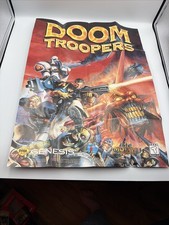 “Doom Troopers Sega Genesis 1995 w/ Box Poster & Card – No Manual – Untested”