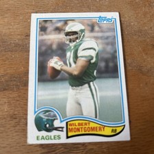 1982 Topps Football #452 Wilbert Montgomery Philadelphia Eagles Nm+ Free Ship!