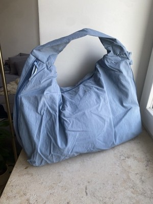 Schultertasche Hobotasche baby blau Umhängetasche Handtasche Parachute bag Cute