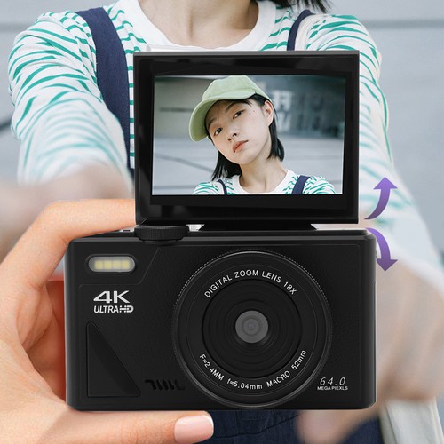 Digital Camera UHD 4K Portable Digital Camera Autofocus Video Pause Function For - Picture 20 of 22