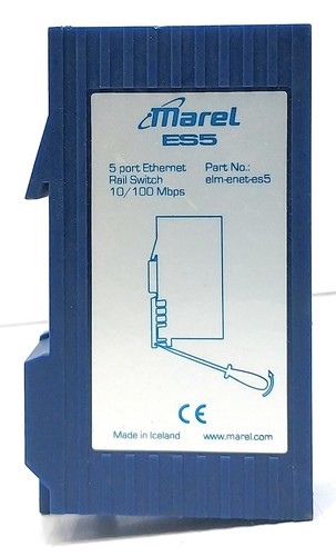 Marel ES5 elm-enet-es5 Éthernet Rail Interrupteur 5-Port - Photo 9/10