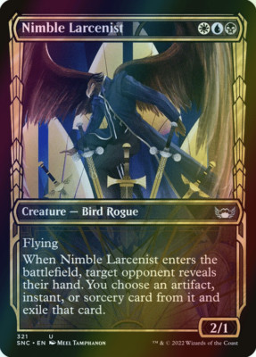 MTG Nimble Larcenist Showcase Foil ** Streets of New Capenna ** English (NM)