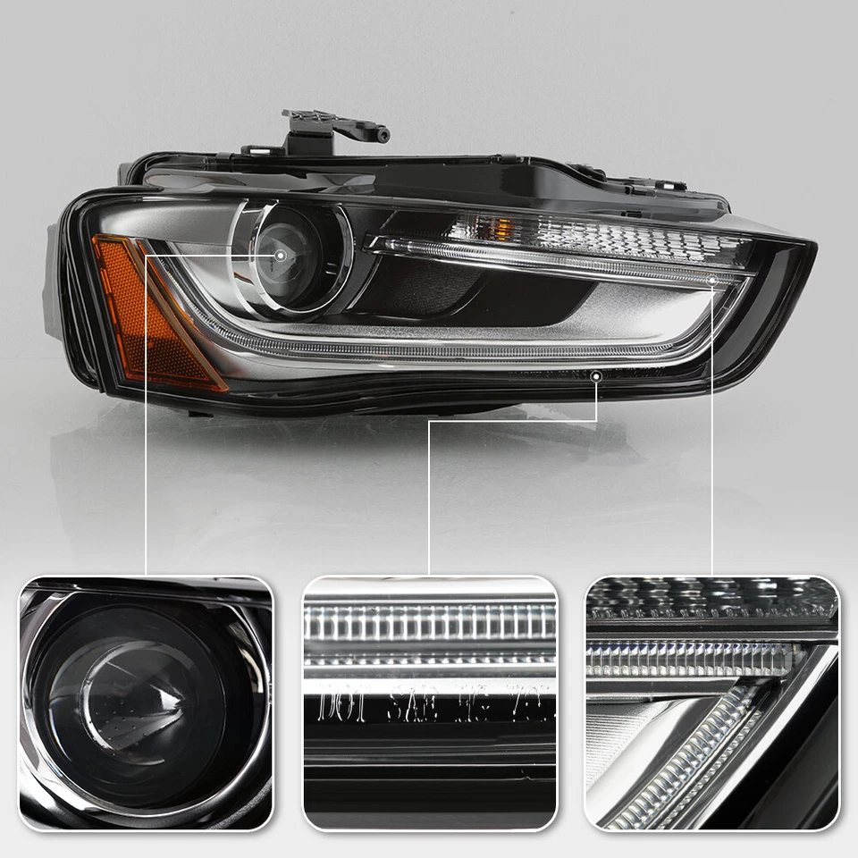 Faro proyector lado pasajero Audi A4 2013-2016 HID/Xenón no AFS Foto 4 de 4