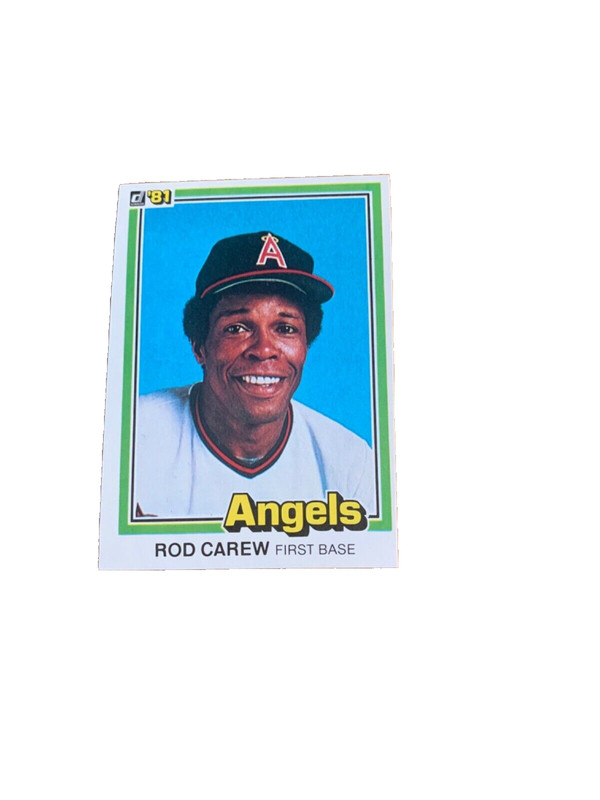 Rod Carew 1981 Donruss #169 California Angels
