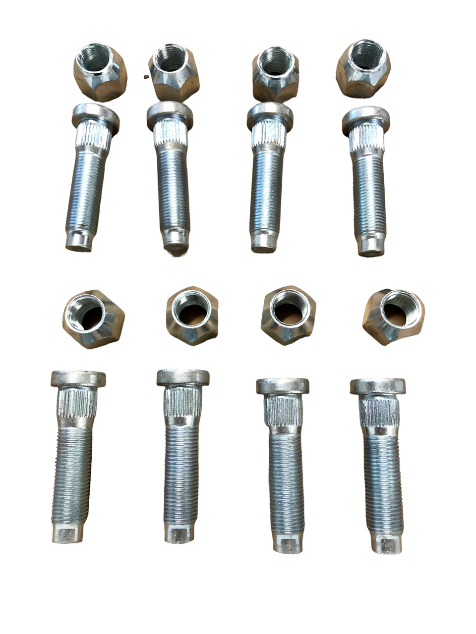 SET OF 8) 7k8k Trailer Hub Wheel studs W/ LUG NUTS 9/16" Stud x 29/16" Long eBay