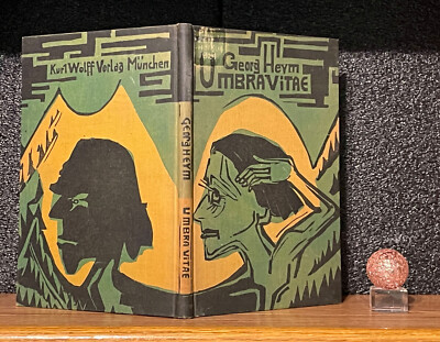 ERNST L KIRCHNER UMBRA VITAE Georg Heym 1924 Ltd ed German Expressionism Art!!!!