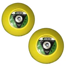 2 x 3" 75mm Hook Loop Sanding Polishing Backing Pad  M6 Thread for Air Sander