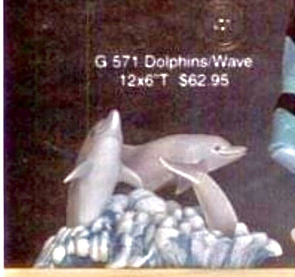 Gator Vintage Ceramic Slip Casting Mold 571 Dolphins Wave | eBay
