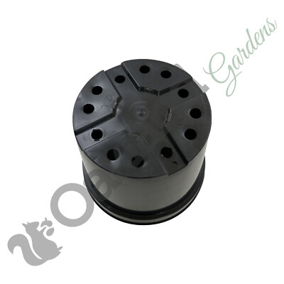 Vaso Per Piante Nere 12 Litri Vaso Per Fiori Rotondi In Plastica