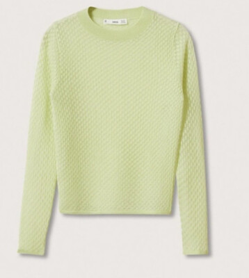 NWT MANGO TEXTURED SWEATER