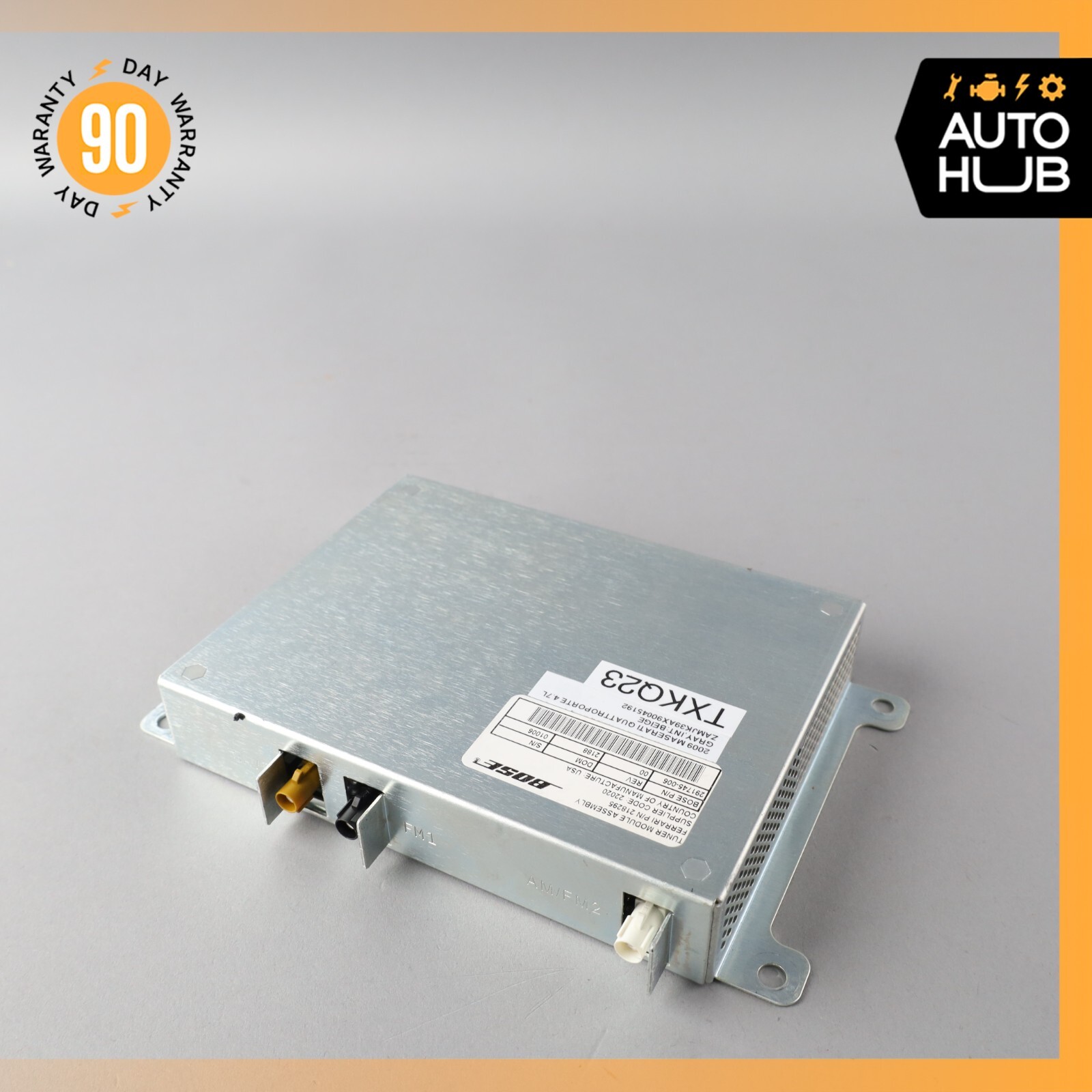 09-13 Maserati Quattroporte M139 Audio Tuner Controle Module Bose 218295 OEM 50k