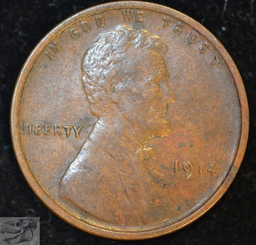 1914 P Lincoln Wheat Cent, Penny, Extremely Fine Condition, Free Shipping C4823