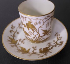 BERNARDAUD LIMOGES MOKA CUP AND SAUCER 1957 C...