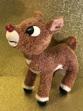 RUDOLPH THE RED-NOSED REINDEER Musical Plush 10  Figure Battery Operated 2004