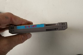 To The Earth Nintendo NES (E3L) Game Cartridge (JSF6) w/Booklet