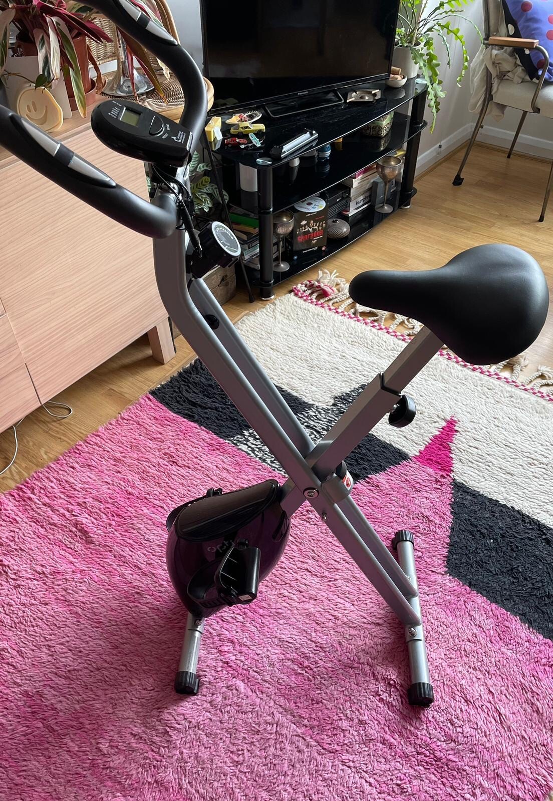 Opti folding exercise bike. eBay