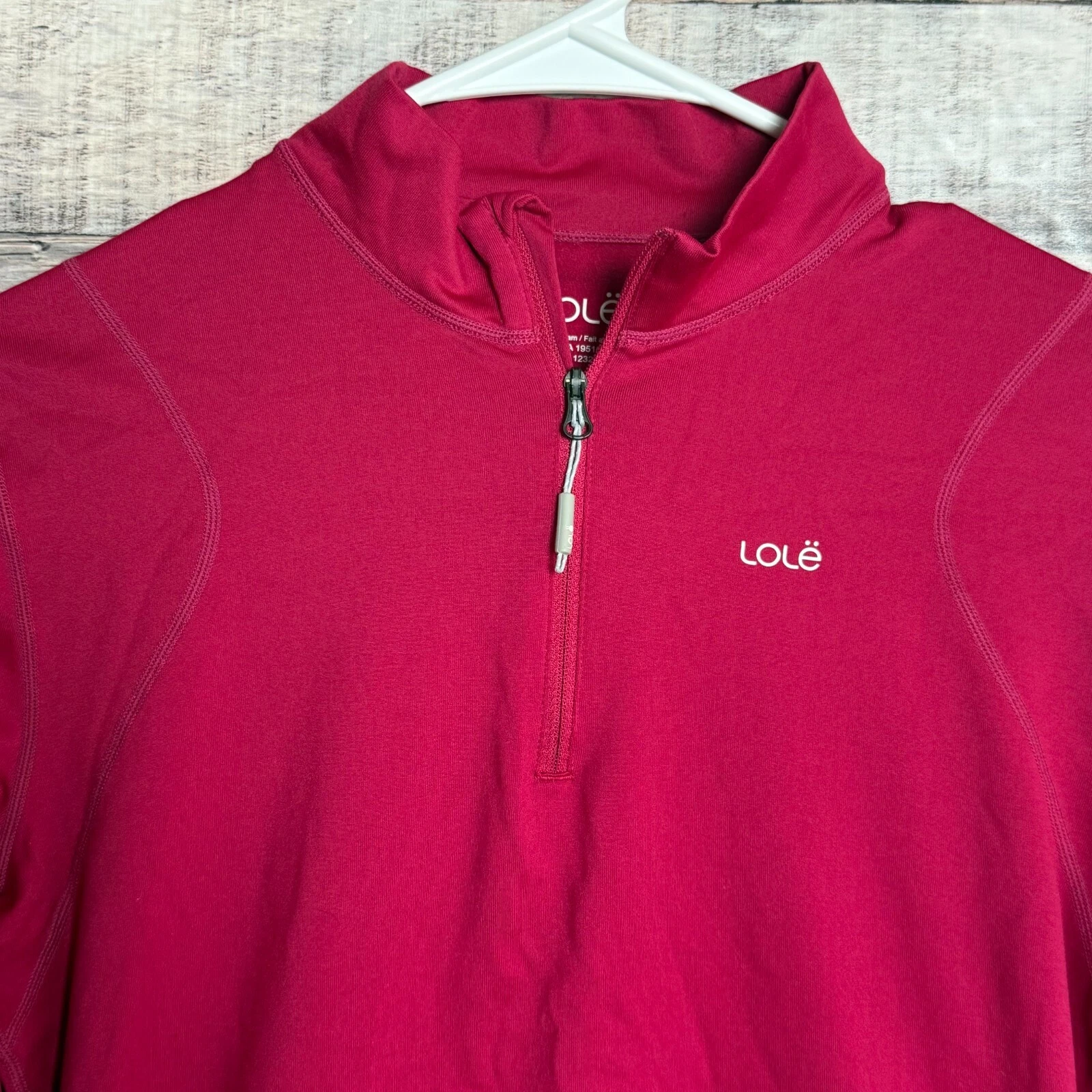 lole pullover 1/4 zip sweatshirt