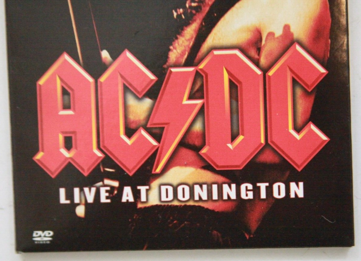 AC/DC Live At Donington Concert Music DVD Young Johnson With Photo