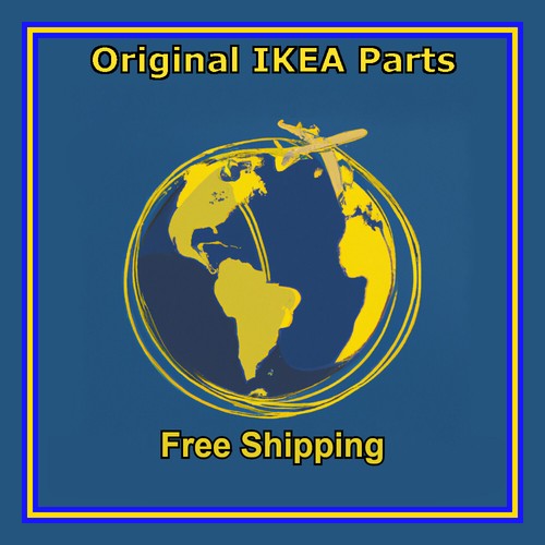 113290 x 4 IKEA Feet to DETOLF Glass Cabinet in Grey. - Picture 4 of 4