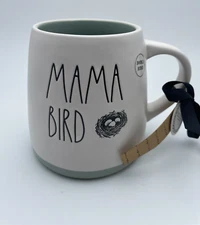 Rae Dunn Artisan Collection Mama Bird Mug By Magenta 20oz Thick Double Sided B15
