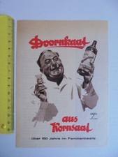DOORNKAAT Korn Ostfriesland - Anzeige Werbung STERN 1958