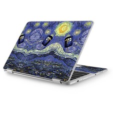 Skins for Asus Chromebook 12.5 vinyl wrap - Tardis Starry Night